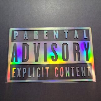 Lascivní samolepky - Explicit Content - Holografická