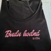 Dámské sportovní tílko Racer - černé - Budu hodná - Image 6