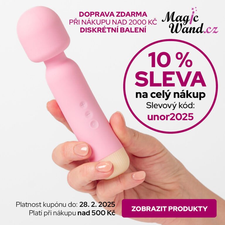 Magic Wand: Unikátní 10% sleva a doprava zdarma na široký sortiment erotických pomůcek