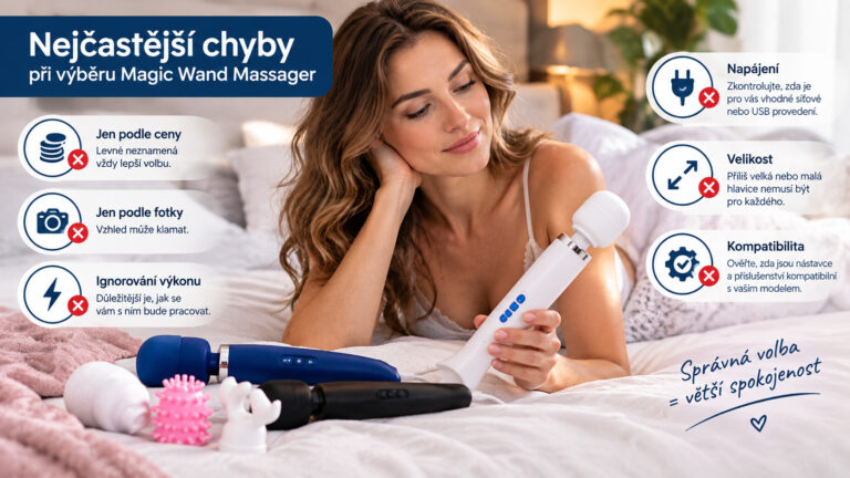 Nejčastější chyby při výběru Magic Wand Massager