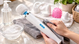Jak čistit Magic Wand Massager a jeho nástavce