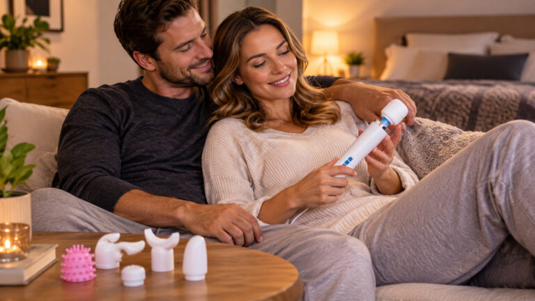 Magic Wand Massager pro páry: jak zapojit hlavici do společného večera